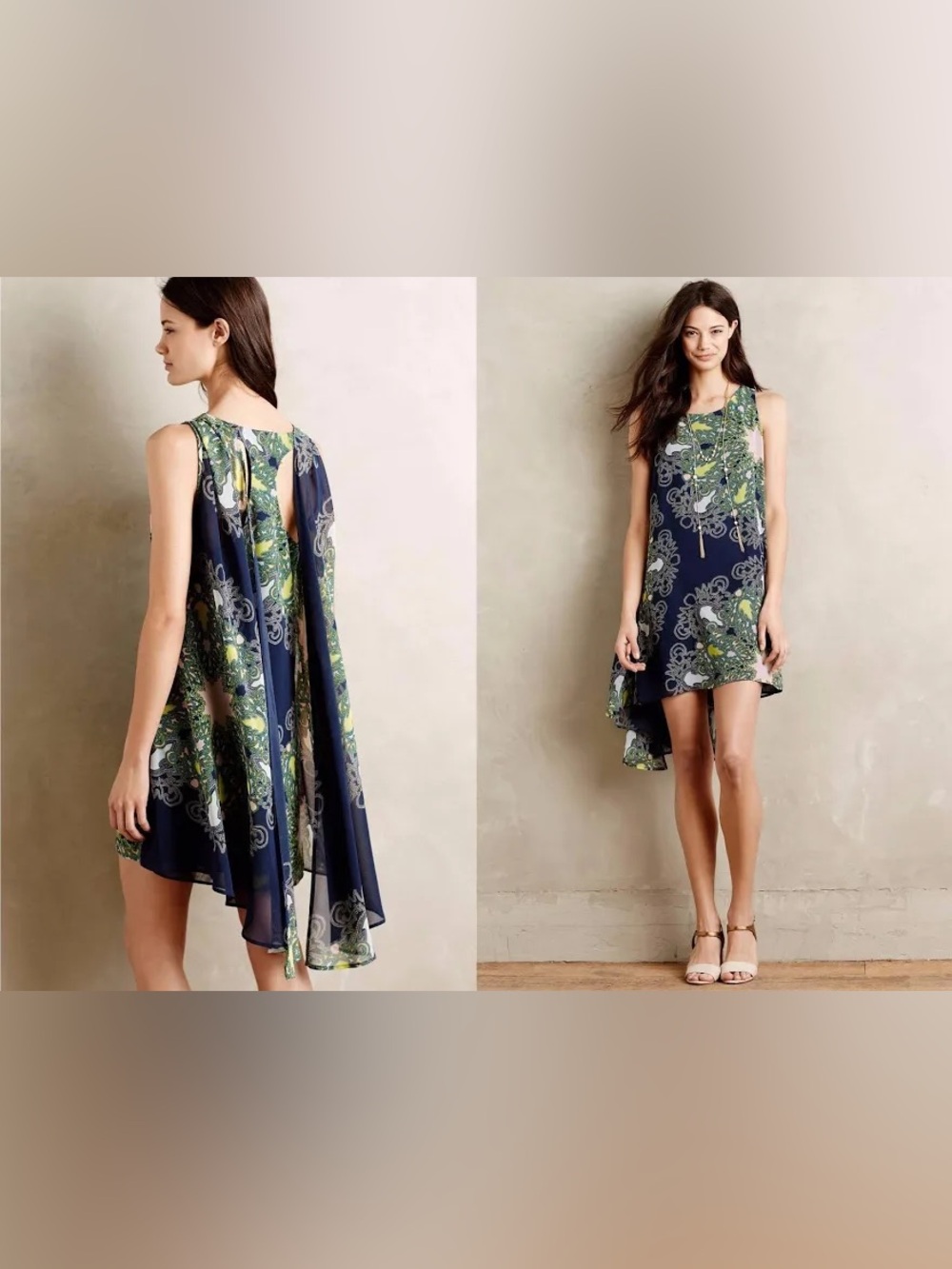 Anthropologie Andromeda Swing Dress By Tt
Collection,  Size M
~